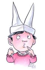 Bonnet d’âne à la gauche