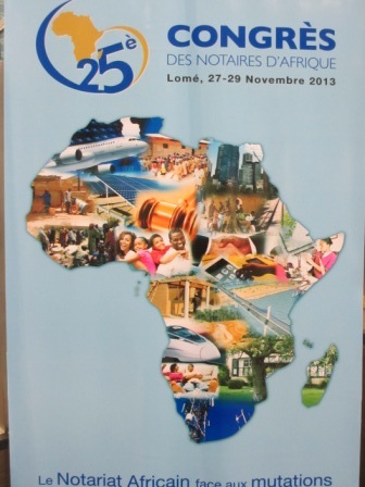 CONGRES DES NOTAIRES D’AFRIQUE