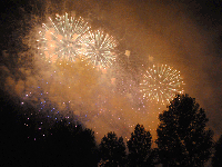 FEU D’ARTIFICE A VERTOU LE 13 JUILLET