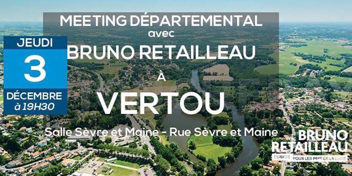 Bruno RETAILLEAU à VERTOU jeudi 3 décembre